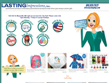 Tablet Screenshot of lastingimp.com